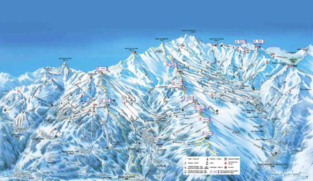 Residence Le Domaine Du Jardin Alpin - Courchevel 1850 المظهر الخارجي الصورة